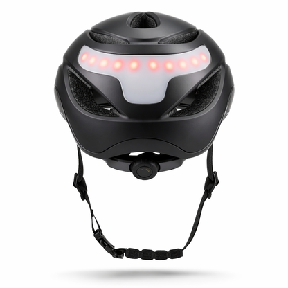 Cykelhjelm med for -og baglys