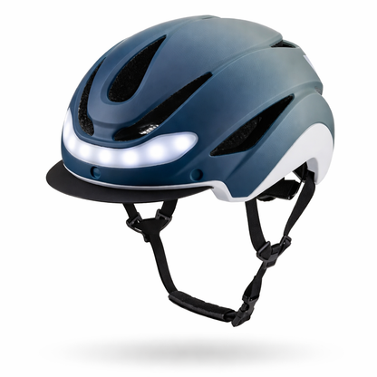 Cykelhjelm med for -og baglys