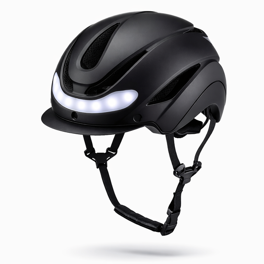 Cykelhjelm med for -og baglys