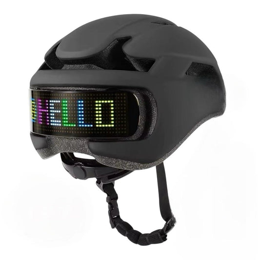 Hjelm med LED skærm